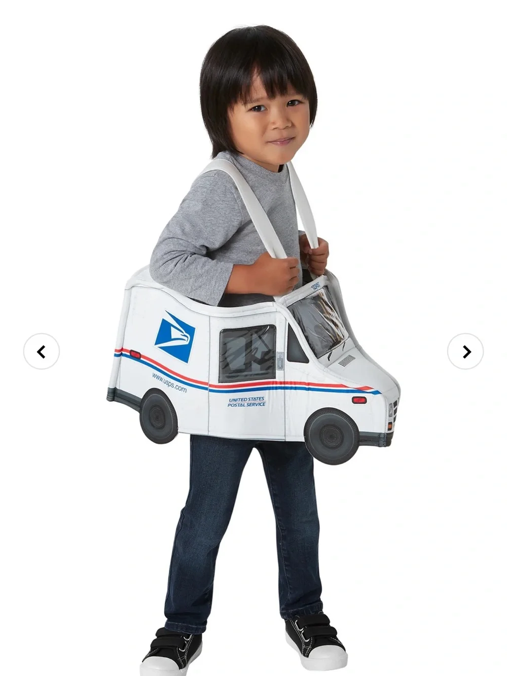 USPS Mail Truck Kids Halloween Costume toddler 4T